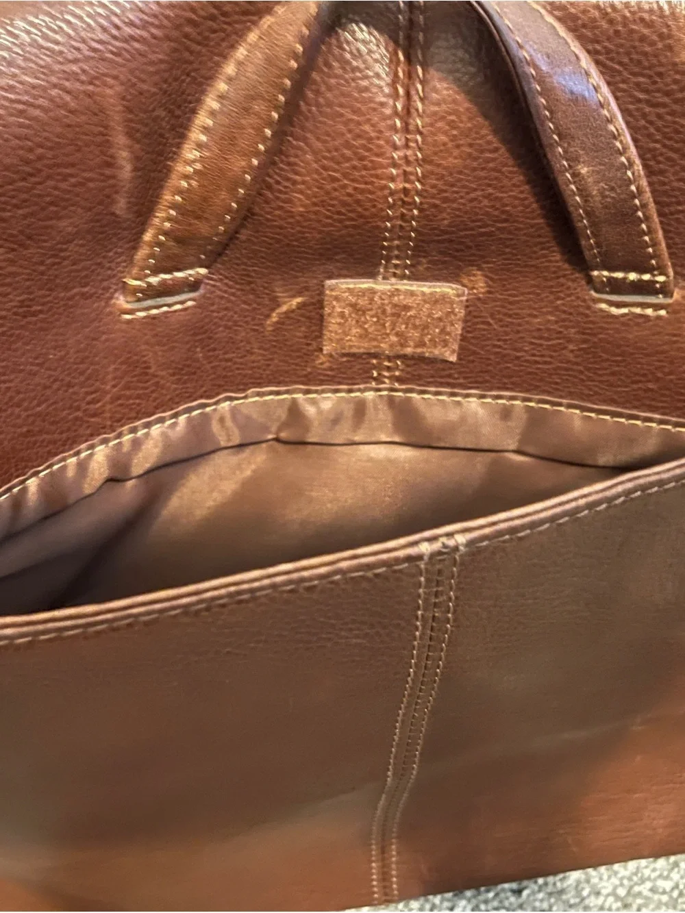 Wilsons Leather Executive Collection Brown Messenger Bag